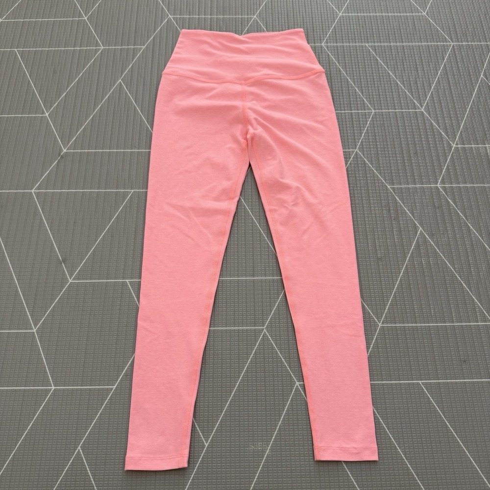 Beyond Yoga Space Dye High Waist Leggings Size Small Caught In The Midi Peach